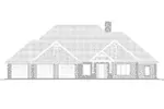 Rustic House Plan Front Elevation - Mattox Craftsman Home 159D-0012 - Shop House Plans and More