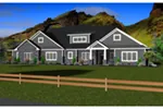 Modern Farmhouse Plan Front of House 159D-0014