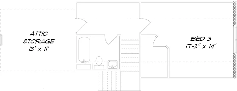 Ranch House Plan Bonus Room - Clemens Cove Ranch Home 159D-0017 - Search House Plans and More