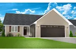 Traditional House Plan Front of House 159D-0017