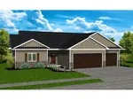 Traditional House Plan Front Photo 02 - 159D-0018 - Shop House Plans and More