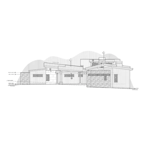 Arts & Crafts House Plan Right Elevation - Campbell Lake Craftsman Home 161D-0001 - Search House Plans and More