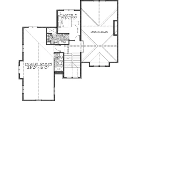 Arts & Crafts House Plan Second Floor - Cole Ridge Rustic Luxury Home 161D-0002 - Search House Plans and More