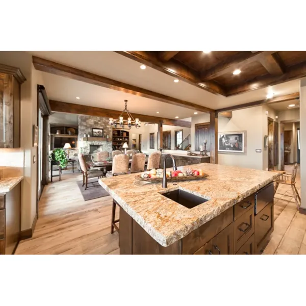 Arts & Crafts House Plan Kitchen Photo 03 - Cole Ridge Rustic Luxury Home 161D-0002 - Search House Plans and More