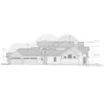 Arts & Crafts House Plan Right Elevation - Cole Ridge Rustic Luxury Home 161D-0002 - Search House Plans and More