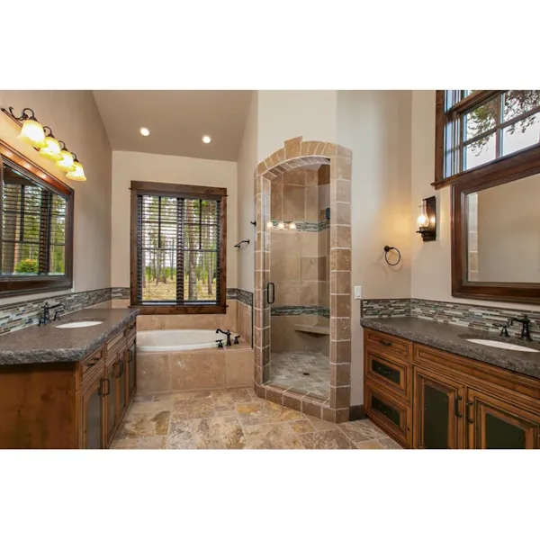 Mountain House Plan Bathroom Photo 06 - Trinity Ridge Luxury Home 161D-0006 - Shop House Plans and More