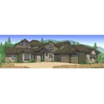 Mountain House Plan Front Image - Trinity Ridge Luxury Home 161D-0006 - Shop House Plans and More