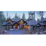 Mountain House Plan Front Photo 03 - Trinity Ridge Luxury Home 161D-0006 - Shop House Plans and More