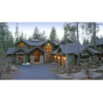 Mountain House Plan Front Photo 07 - Trinity Ridge Luxury Home 161D-0006 - Shop House Plans and More