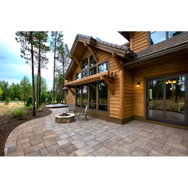 Mountain House Plan Outdoor Living Photo 01 - Trinity Ridge Luxury Home 161D-0006 - Shop House Plans and More