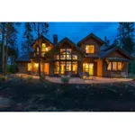 Mountain House Plan Rear Photo 01 - Trinity Ridge Luxury Home 161D-0006 - Shop House Plans and More