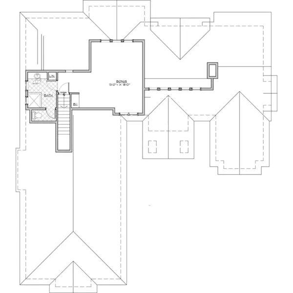 Lake House Plan Second Floor - Timber Cove Craftsman Home 161D-0008 - Shop House Plans and More