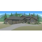 Lake House Plan Front Image - Timber Cove Craftsman Home 161D-0008 - Shop House Plans and More