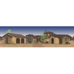 Mediterranean House Plan Front Photo 03 - Tenderfoot Trail Rustic Home 161D-0009 - Shop House Plans and More