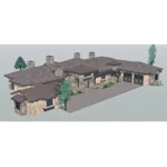 Santa Fe House Plan Front Photo 01 - Sutters Way Rustic Home 161D-0010 - Shop House Plans and More