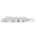 Santa Fe House Plan Rear Elevation - Sutters Way Rustic Home 161D-0010 - Shop House Plans and More