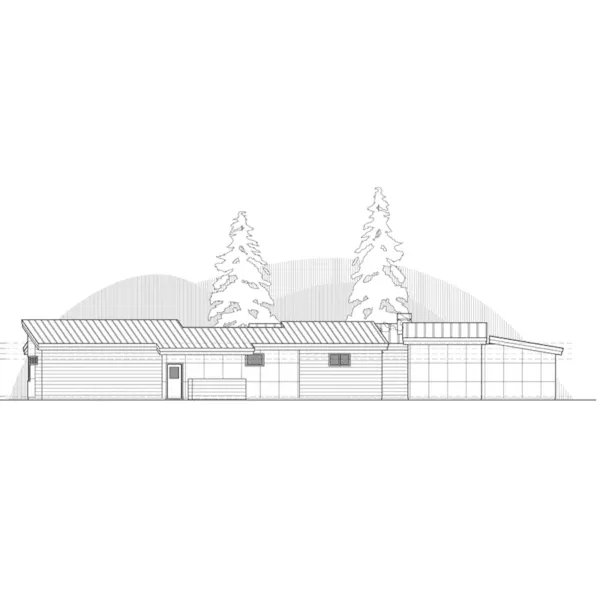 Modern House Plan Right Elevation - Stiles Modern Home 161D-0011 - Shop House Plans and More