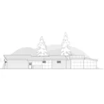 Modern House Plan Right Elevation - Stiles Modern Home 161D-0011 - Shop House Plans and More