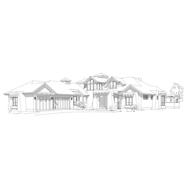 Rustic House Plan Front Image of House - Sophie Pass Rustic Home 161D-0012 - Shop House Plans and More