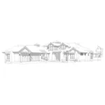 Rustic House Plan Front Image of House - Sophie Pass Rustic Home 161D-0012 - Shop House Plans and More