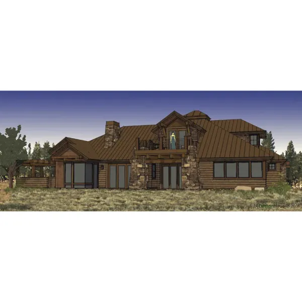 Rustic House Plan Color Image of House - Sophie Pass Rustic Home 161D-0012 - Shop House Plans and More