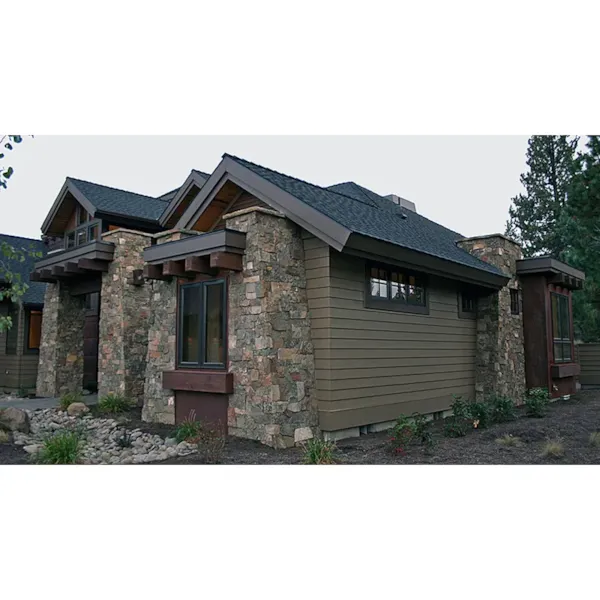 Rustic House Plan Side View Photo - Sophie Pass Rustic Home 161D-0012 - Shop House Plans and More