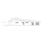 Beach & Coastal House Plan Left Elevation - Solaris Modern Home 161D-0013 - Shop House Plans and More