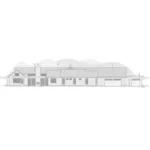 Farmhouse Plan Left Elevation - Sharps Creek Rustic Home 161D-0014 - Shop House Plans and More