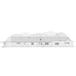 Farmhouse Plan Right Elevation - Sharps Creek Rustic Home 161D-0014 - Shop House Plans and More