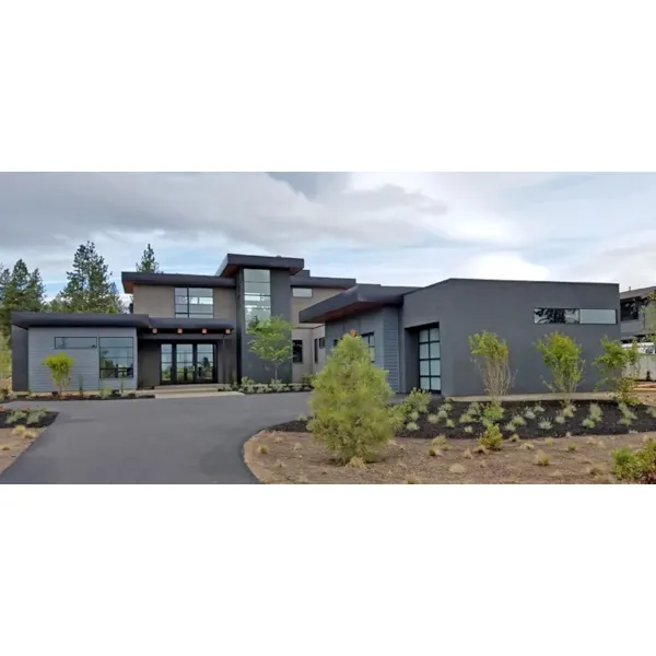 Southwestern House Plan Front of Home - Prentiss Modern Home 161D-0015 - Shop House Plans and More