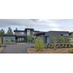 Contemporary House Plan Front of House 161D-0015