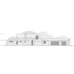 Lake House Plan Left Elevation - Nevada Modern Home 161D-0016 - Shop House Plans and More