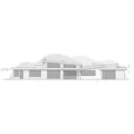 Waterfront House Plan Rear Elevation - Morena Modern Home 161D-0017 - Shop House Plans and More