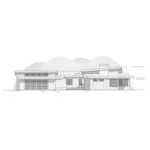 Waterfront House Plan Right Elevation - Morena Modern Home 161D-0017 - Shop House Plans and More