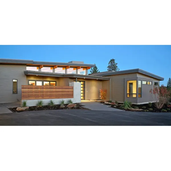 Vacation House Plan Front Photo 03 - Arroyo Mesa Modern Home 161D-0019 - Search House Plans and More