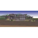 Southwestern House Plan Front Image - Cimarron Luxury Modern Home 161D-0021 - Search House Plans and More