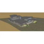 Southwestern House Plan Color Image of House - Cimarron Luxury Modern Home 161D-0021 - Search House Plans and More