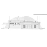 Luxury House Plan Left Elevation - High Mesa Luxury Modern Home 161D-0023 - Search House Plans and More