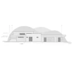 Lake House Plan Left Elevation - Limestone Cove Luxury Home 161D-0024 - Shop House Plans and More