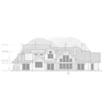 Waterfront House Plan Rear Elevation - Porter Ridge Craftsman Home 161D-0026 - Shop House Plans and More