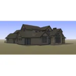 Waterfront House Plan Side View Photo - Porter Ridge Craftsman Home 161D-0026 - Shop House Plans and More