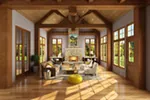 Traditional House Plan Living Room Photo 01 - Castle Hill Luxury Home 163D-0001 - Search House Plans and More