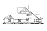 Traditional House Plan Right Elevation - Castle Hill Luxury Home 163D-0001 - Search House Plans and More