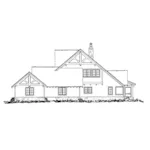 Lake House Plan Right Elevation - Castle Hill Luxury Home 163D-0001 - Search House Plans and More