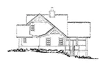 Country House Plan Right Elevation - Cedar Pointe Rustic Home 163D-0002 - Search House Plans and More