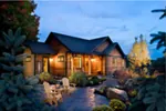 Rustic House Plan Front of Home - Cherokee Point Craftsman Home 163D-0003 - Search House Plans and More
