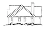 Mountain House Plan Left Elevation - Cherokee Point Craftsman Home 163D-0003 - Search House Plans and More