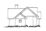 Mountain House Plan Right Elevation - Cherokee Point Craftsman Home 163D-0003 - Search House Plans and More
