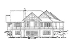 Arts & Crafts House Plan Rear Elevation - Deer Park Lane Rustic Home 163D-0005 - Search House Plans and More