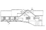 Country House Plan Right Elevation - Deer Park Lane Rustic Home 163D-0005 - Search House Plans and More